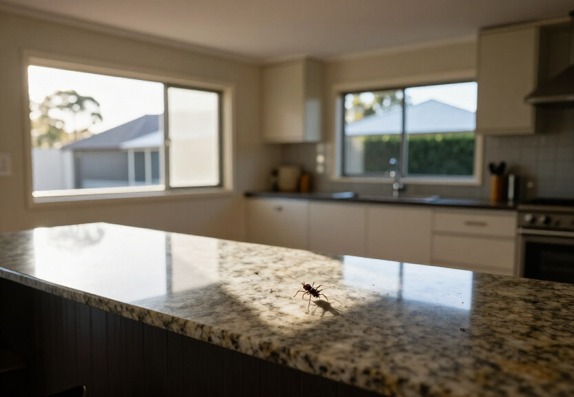 Roof void in Alfords Point after spider treatment